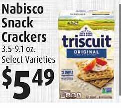 Gristedes Nabisco snack crackers offer