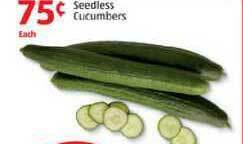Aldi Seedless Cucumbers offer