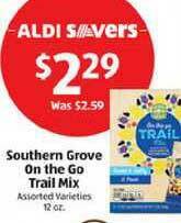 Aldi Southern Grove On The Go Trail Mix offer