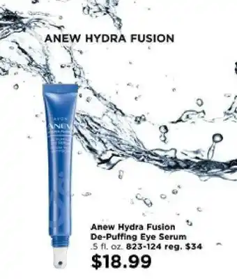 Avon Anew Hydra Fusion De-puffing Eye Serum offer