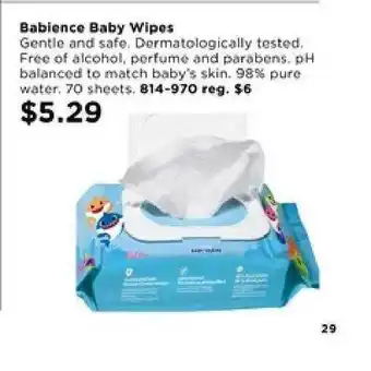 Avon Babience Baby Wipes offer