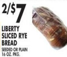 Met Foodmarkets Liberty Sliced Rye Bread offer