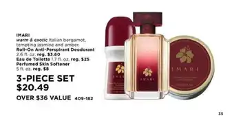 Avon Imari Warm & Exotic Roll-on Anti-perspirant Deodorant, Eau De Toilette, Perfumed Skin Softener offer