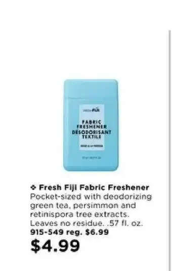 Avon Fresh Fiji Fabric Freshener offer