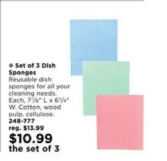 Avon Set Of 3 Dish Sponges offer