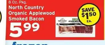 Hannaford North country organic applewood smoked bacon offer
