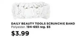 Avon Daily Beauty Tools Scrunchie Band offer