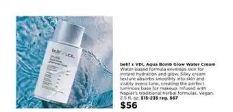 Avon Belif X Vdl Aqua Bomb Glow Water Cream offer