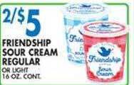 Associated Friendship sour cream regular offer
