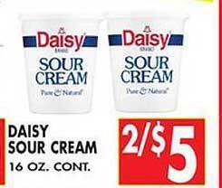 Met Foodmarkets Daisy sour cream offer