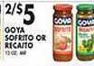 Met Foodmarkets Goya sofrito or recaito offer