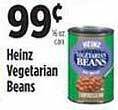 Pioneer Supermarkets Heinz vegetarian beans offer