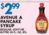 Associated Avenue a pancake syrup offer