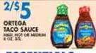 Associated Ortega taco sauce offer