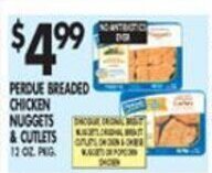 Met Foodmarkets Perdue Breaded Chicken Nuggets & Cutlets offer