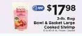 ShopRite Bowl & basket large cooked shrimp offer