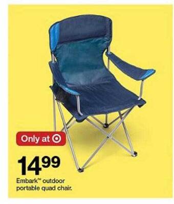 Target Embark outdoor portable quad chair offer
