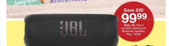 Target Jbl flip 6 portable waterproof bluetooth speaker offer