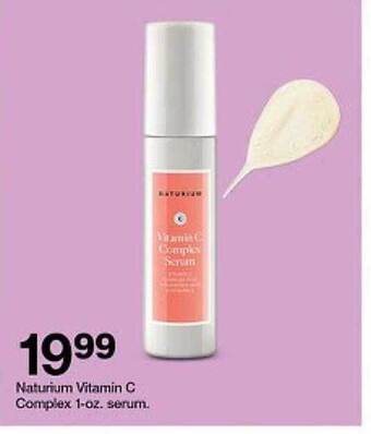 Target Naturium vitamin c complex serum offer