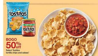 Target Select tostitos tortilla chips and salsas offer