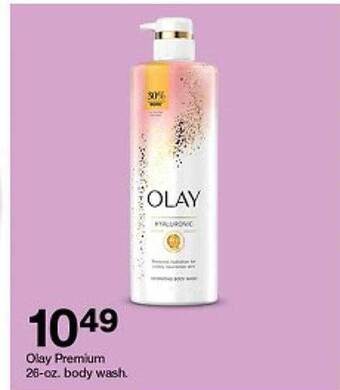 Target Olay premium body wash offer