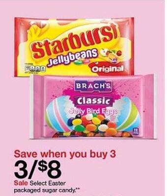 Target Select easter packaged sugar candy offer
