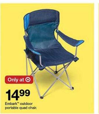 Target Embark outdoor portable quad chair offer