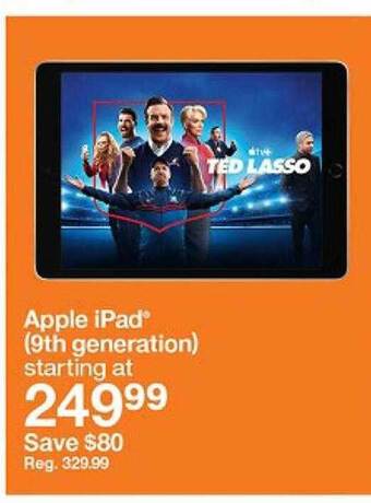 Target Apple ipad offer