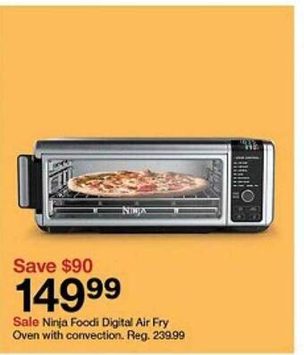 Target Ninja foodi digital air fry oven with convection offer