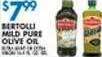 Associated Bertolli mild pure olive oil offer