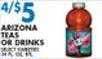Associated Arizona teas or drinks offer