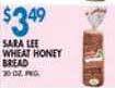 Associated Sara lee wheat honey bread offer