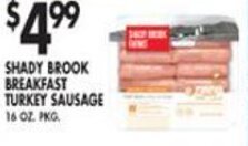 Met Foodmarkets Shady Brook Breakfast Turkey Sausage offer