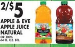 Met Foodmarkets Apple & Eve Apple Juice Natural offer
