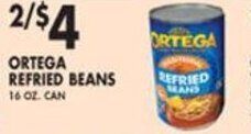 Met Foodmarkets Ortega Refried Beans offer