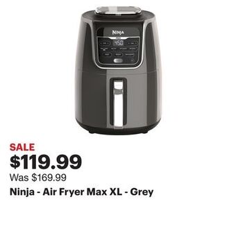 Best Buy Ninja - air fryer max xl - grey offer