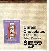 Food Town Store Unreal chocolates offer