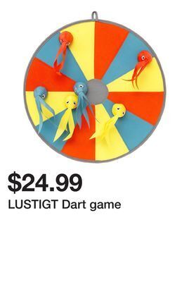 Ikea Lustigt dart game offer
