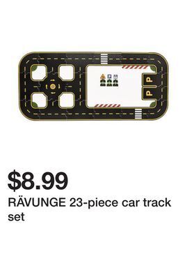 Ikea Rävunge 23-piece car track set offer