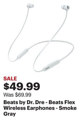 Best Buy Beats by dr. dre - beats flex wireless earphones - smoke gray offer