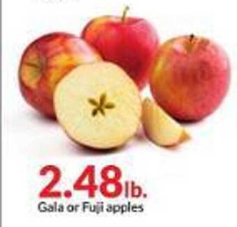 Hy-Vee Gala or fuji apples offer