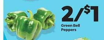 Weis Markets Green bell peppers offer