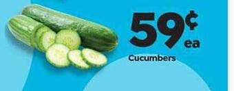 Weis Markets Cucumbers offer