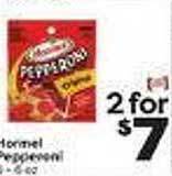 Weis Markets Hormel pepperoni offer