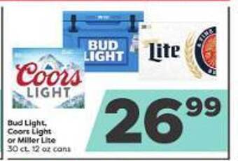 Weis Markets Bud light coors light or miller lite offer