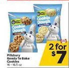 Weis Markets Pillsbury ready to bake cookies offer