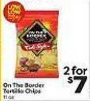 Weis Markets On the border tortilla chips offer