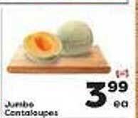 Weis Markets Jumbo cantaloupes offer