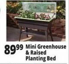 Ocean State Job Lot Mini greenhouse & raised planting bed offer