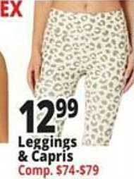 Ocean State Job Lot Leggings & capris offer